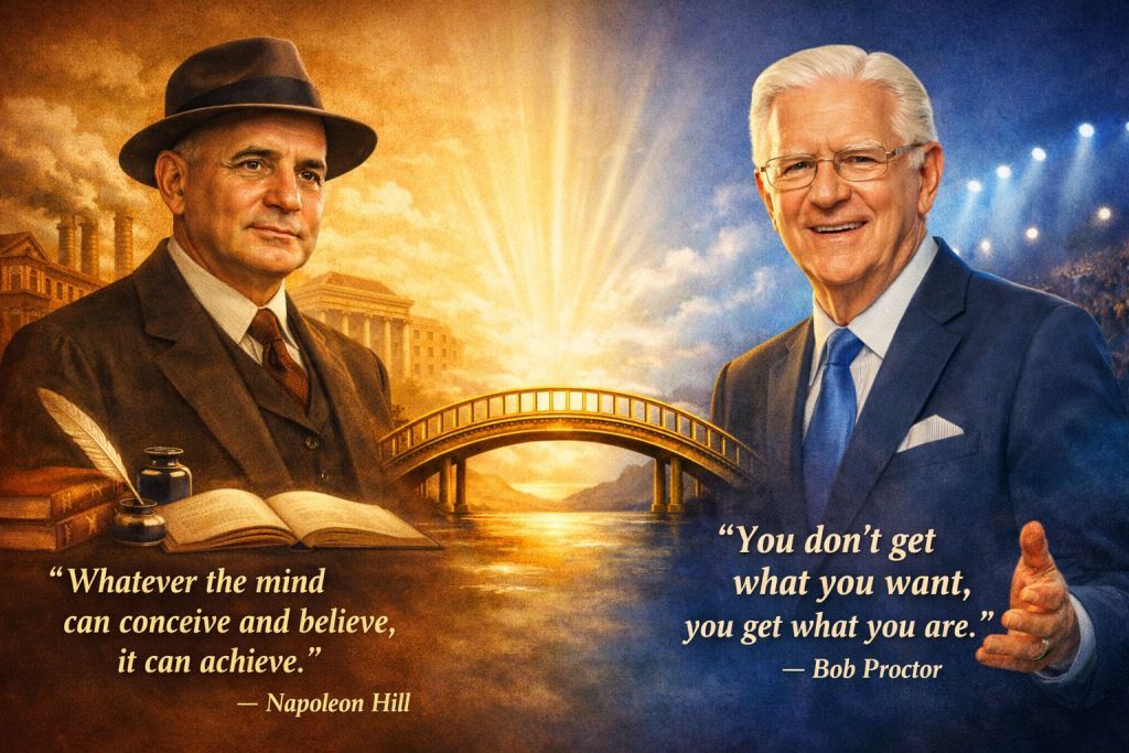 Napoleon Hill dan Bob Proctor: Warisan Pikiran Sukses